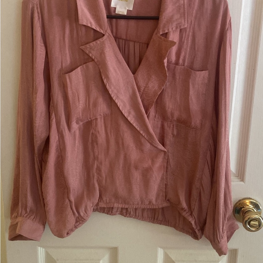 Maeve Blouse in Dusty Rose